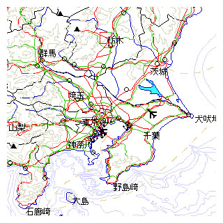 数値地図500万(総合)のイメージ