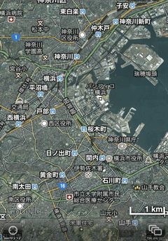 昭和55年 航空写真地図3「空から見た横浜・鎌倉」30年前