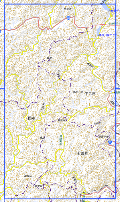 金山の位置図