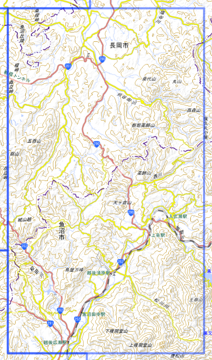 栃尾の位置図